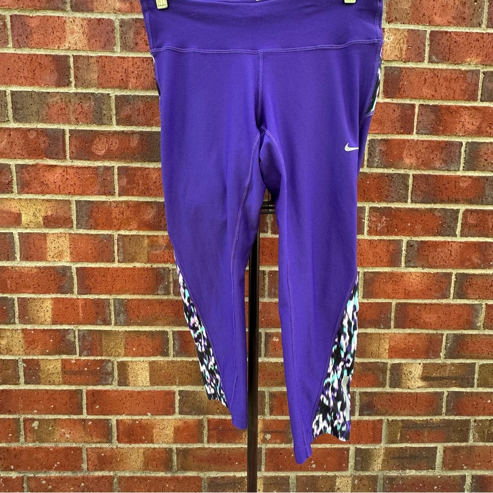Nike Dri-Fit Leggings Workout Yoga Meditation Stretch Travel Compression Tights
